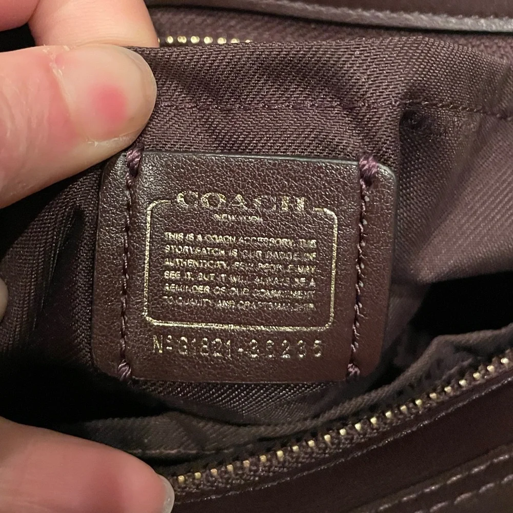 Coach Swagger 21 Pebbled Satchel - Picture 10 of 10